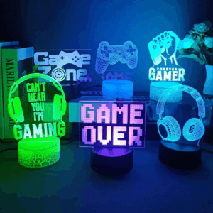 Graphic acrylic plate for LED base